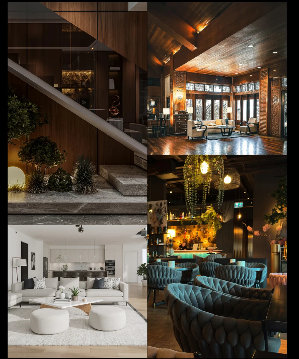 Residential interior inspiration for integrating wellness systems