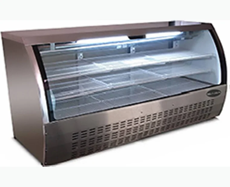 47" Curved Glass Deli Case, model SCGG-47